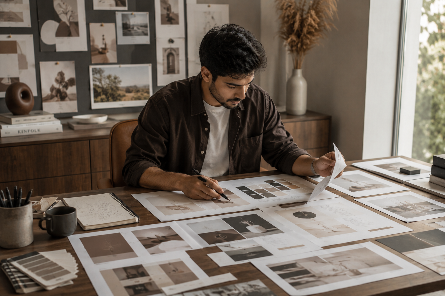 visual design moodboard development